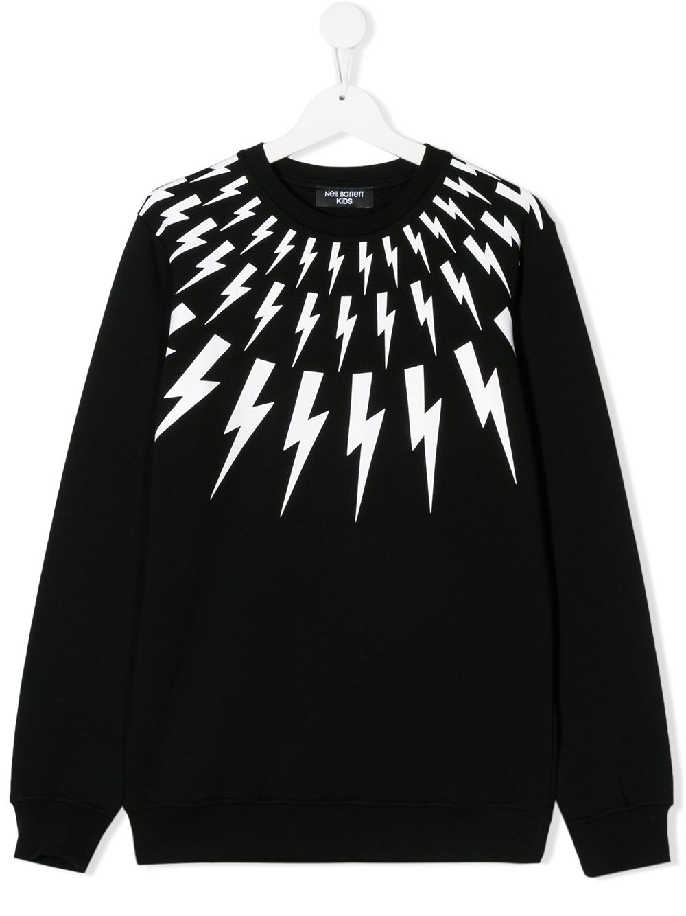 фото Neil barrett kids teen logo print sweater