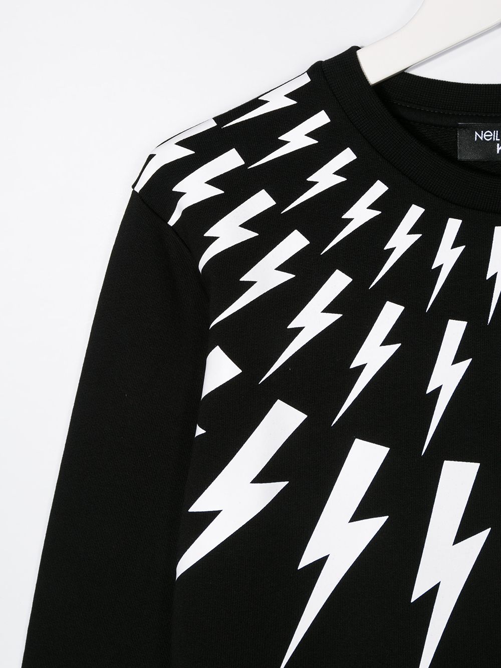 фото Neil barrett kids teen logo print sweater