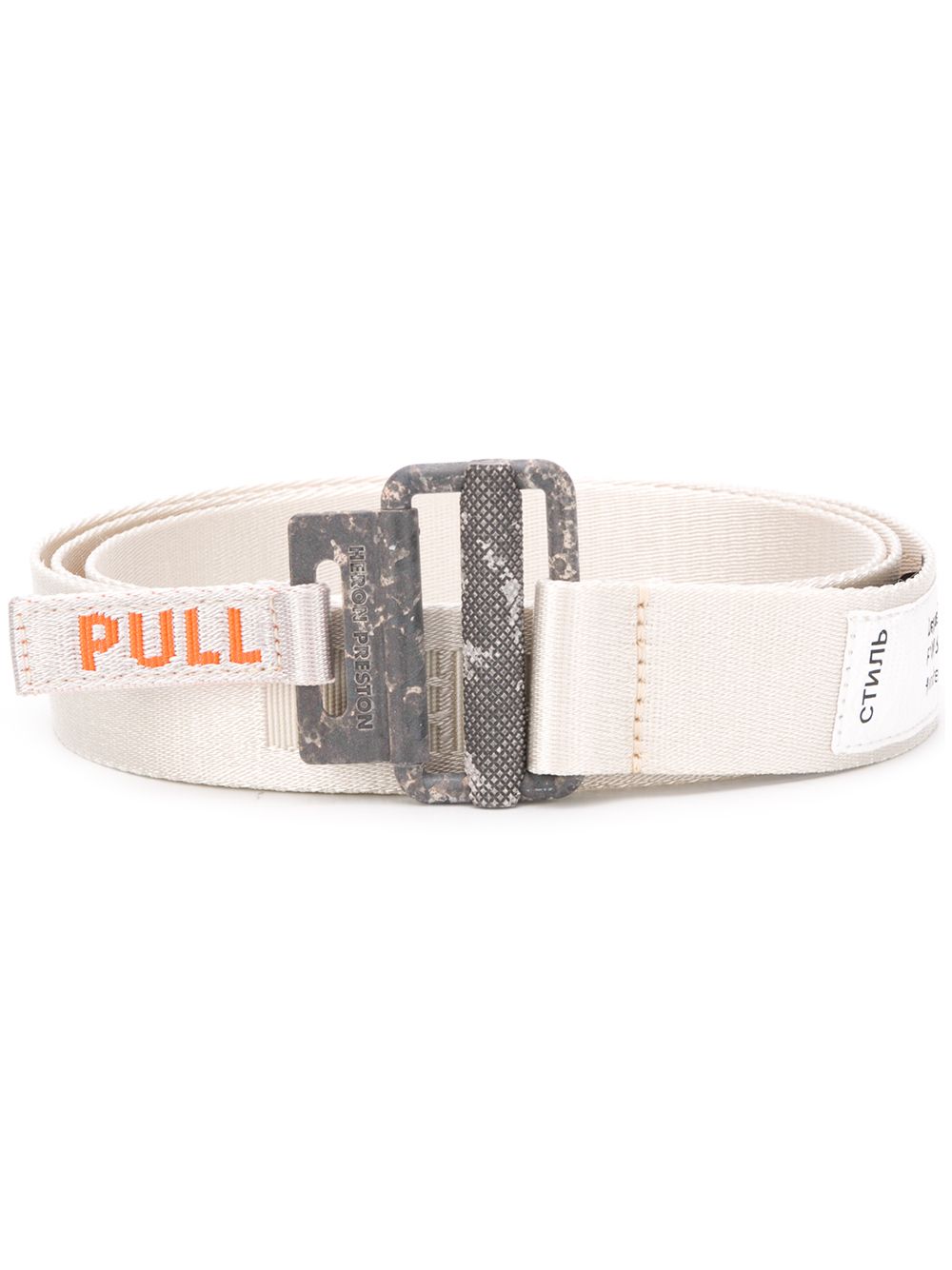 фото Heron preston pull tab belt