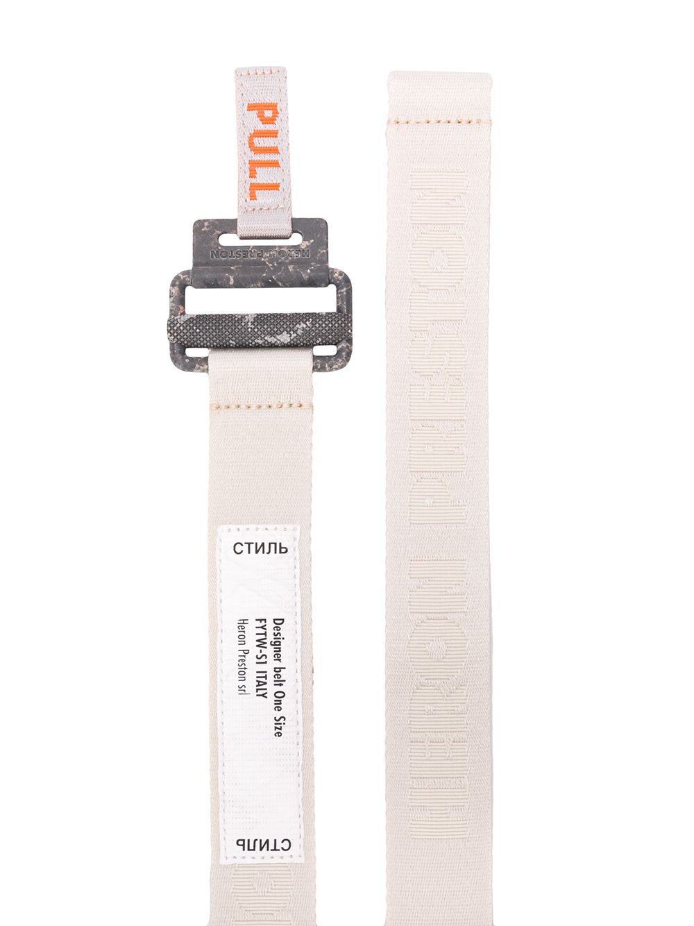 фото Heron preston pull tab belt