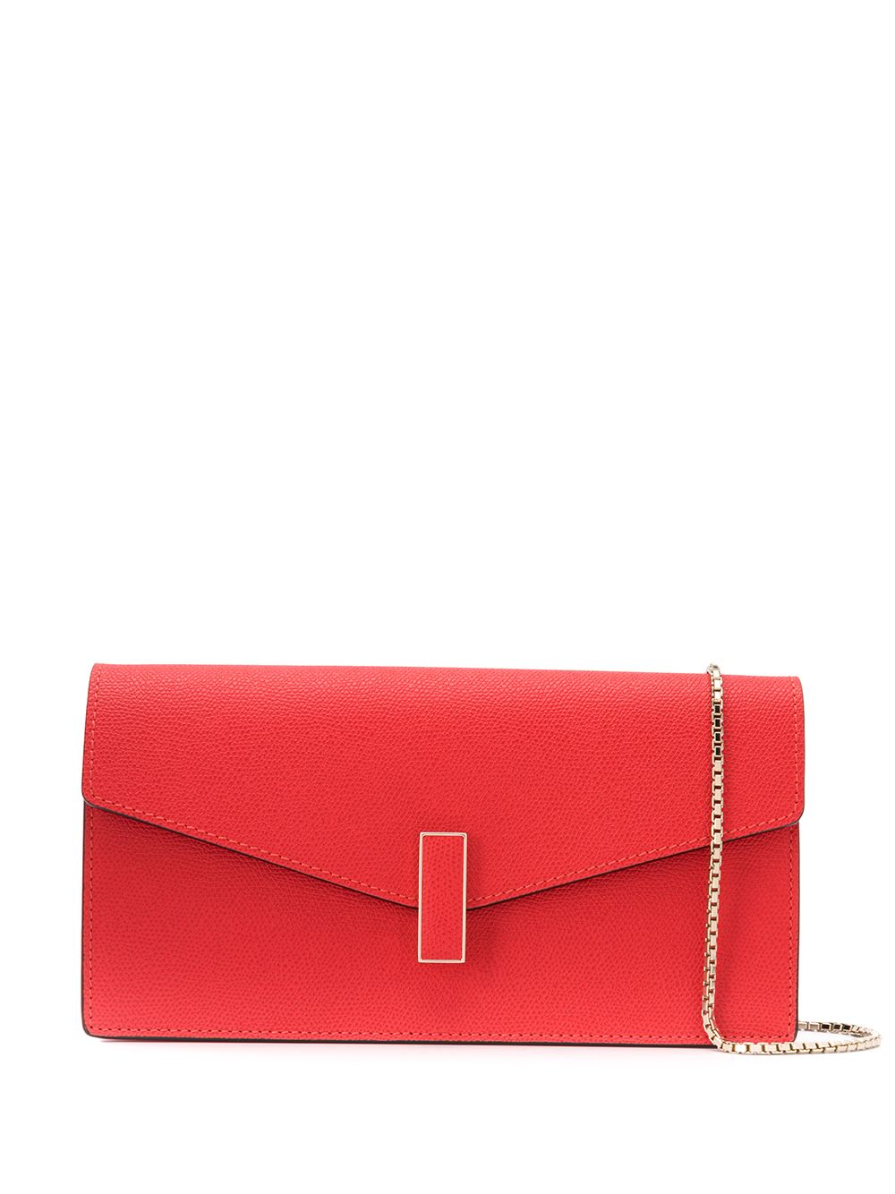 Valextra Iside Clutch Bag In Red