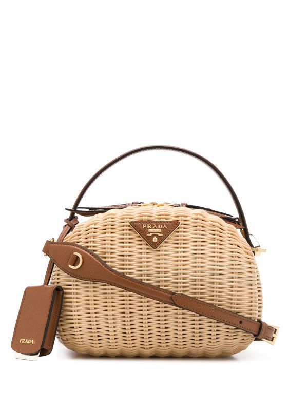 prada basket weave bag