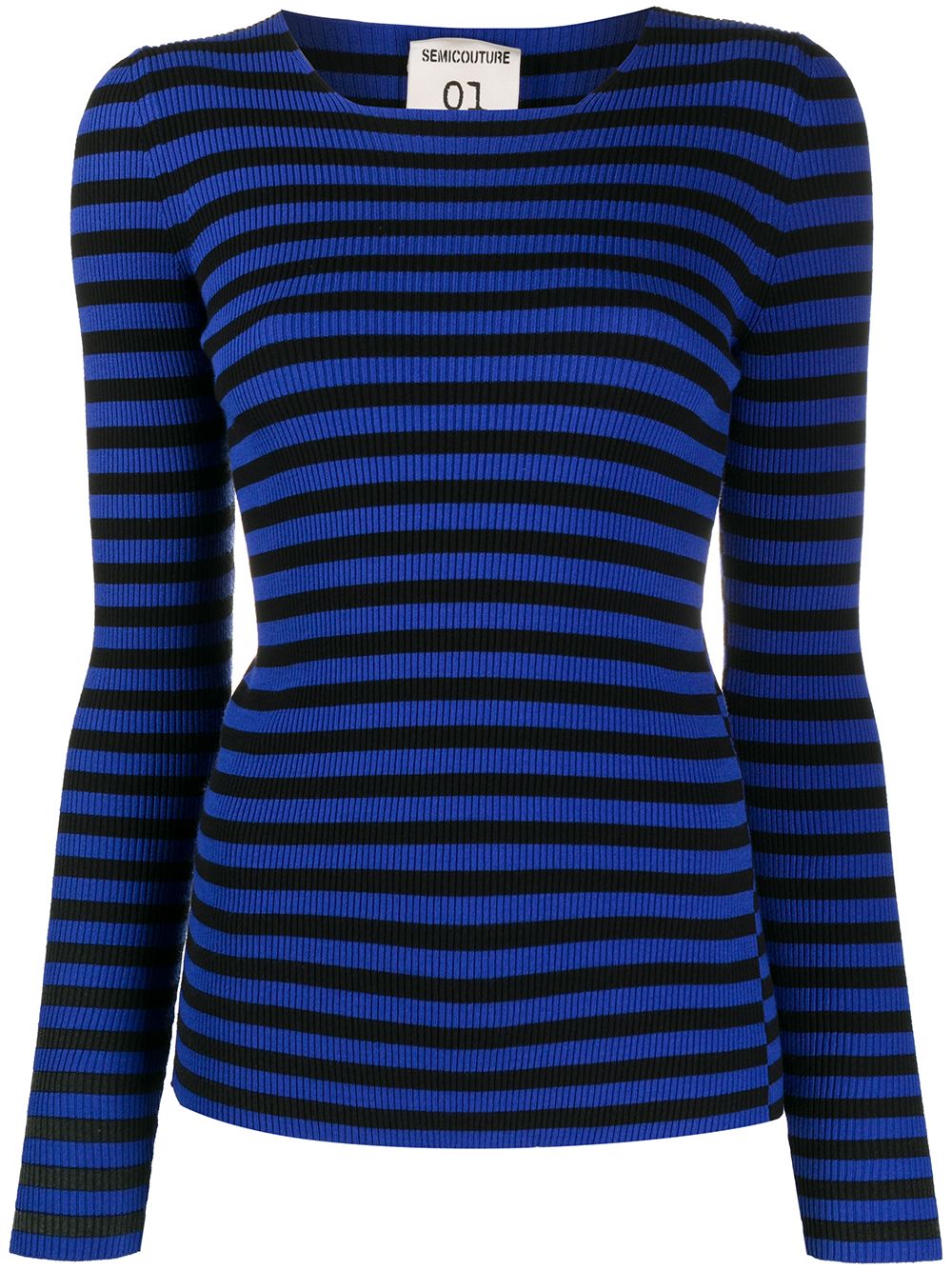 фото Semicouture ribbed knit striped jumper