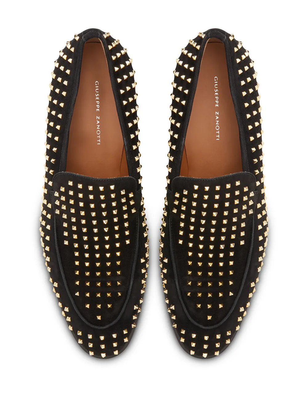 Giuseppe Zanotti studded loafers Black