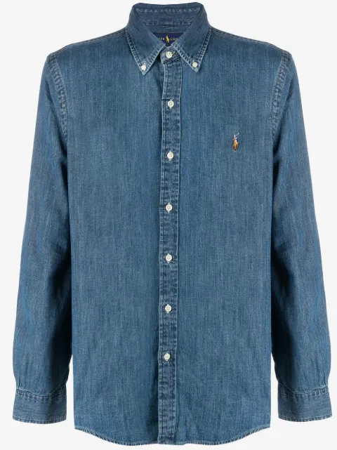 Polo Ralph Lauren logo-embroidered button-down shirt
