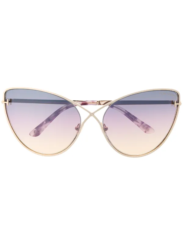 tom ford oversized cat eye sunglasses