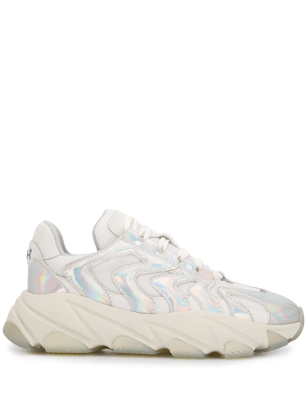 Ash Extreme Holographic Trainers In 白色