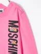 Moschino Kids سويت شيرت برقبة دائرية وشعار