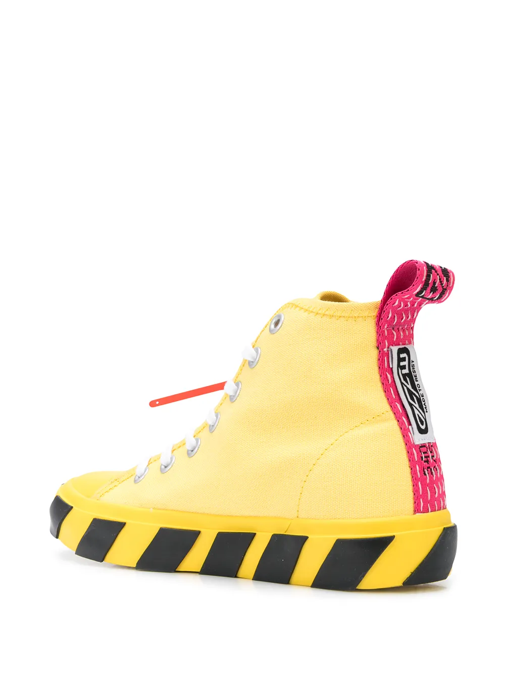 фото Off-white кеды на подошве в полоску