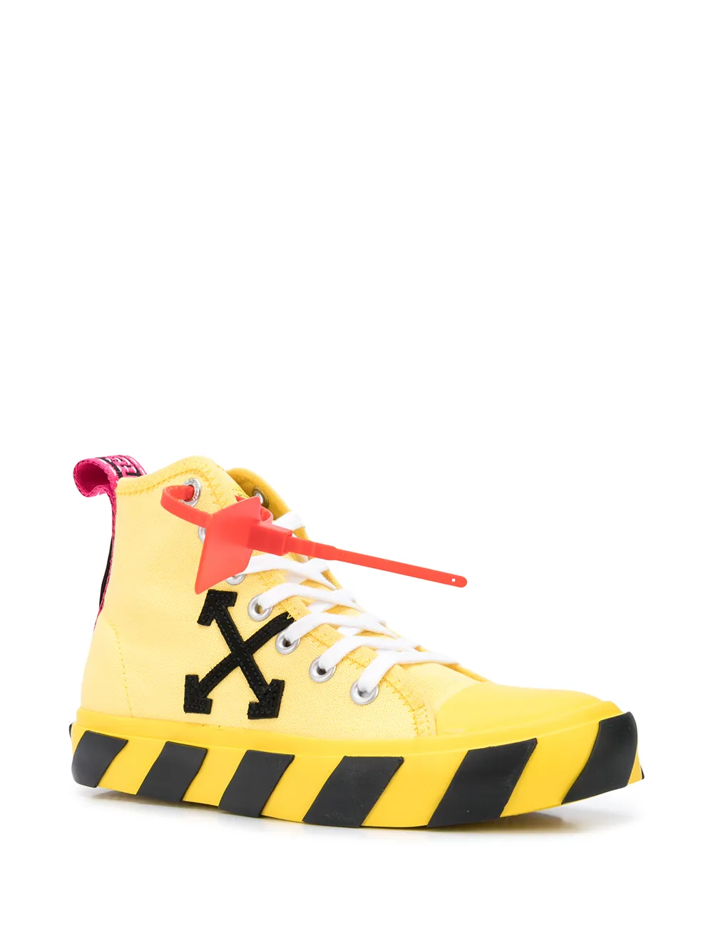 фото Off-white кеды на подошве в полоску