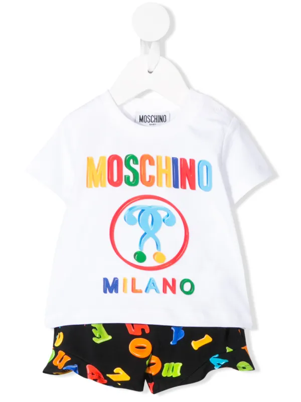 moschino t shirt and shorts