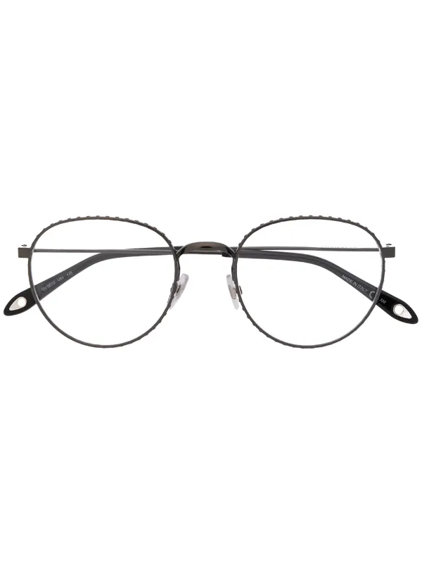 black circle frame glasses
