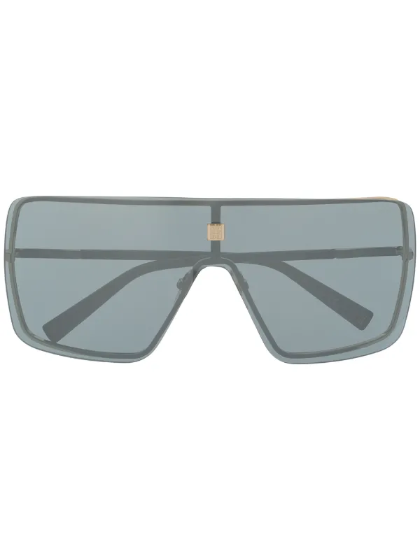 oversized rectangular sunglasses