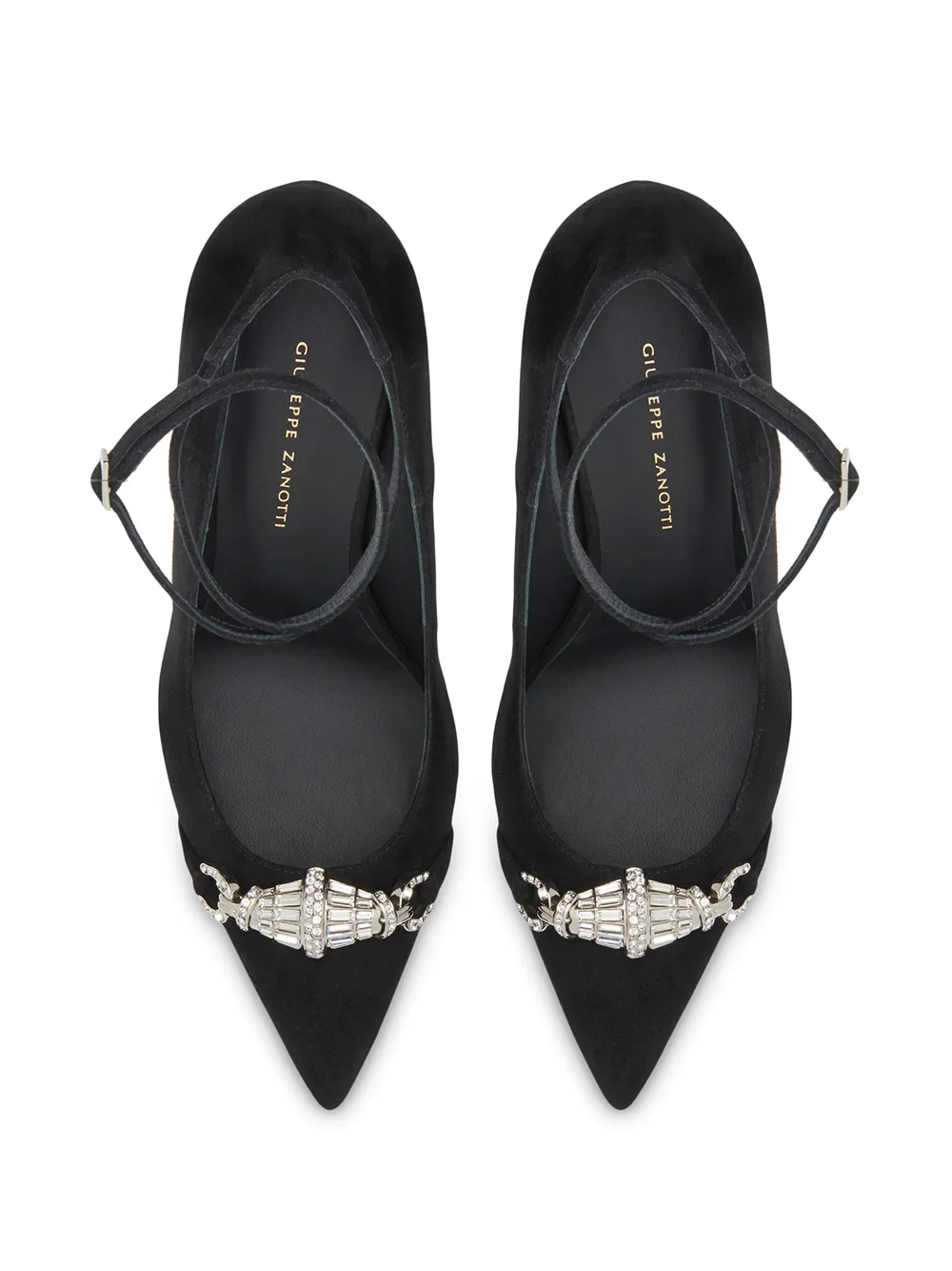 Giuseppe Zanotti Pumps verfraaid met kristallen Zwart