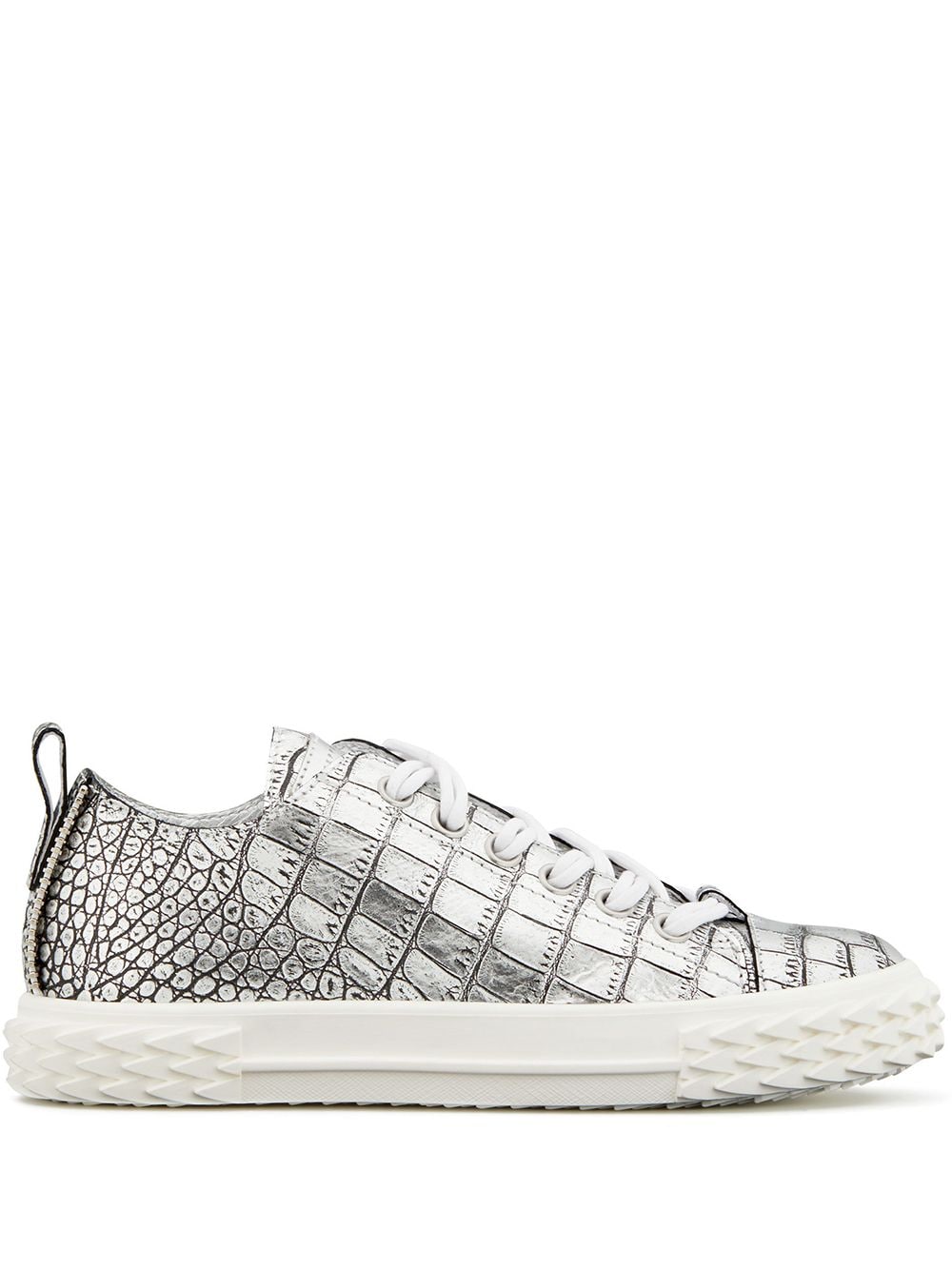 giuseppe crocodile pattern sneakers