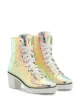 Image 2 of Giuseppe Zanotti Nidir holographic crocodile-effect boots