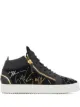 Image 1 of Giuseppe Zanotti crystal-embellished high-top sneakers
