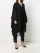 Saint Laurent Kaschmirponcho mit Fransen