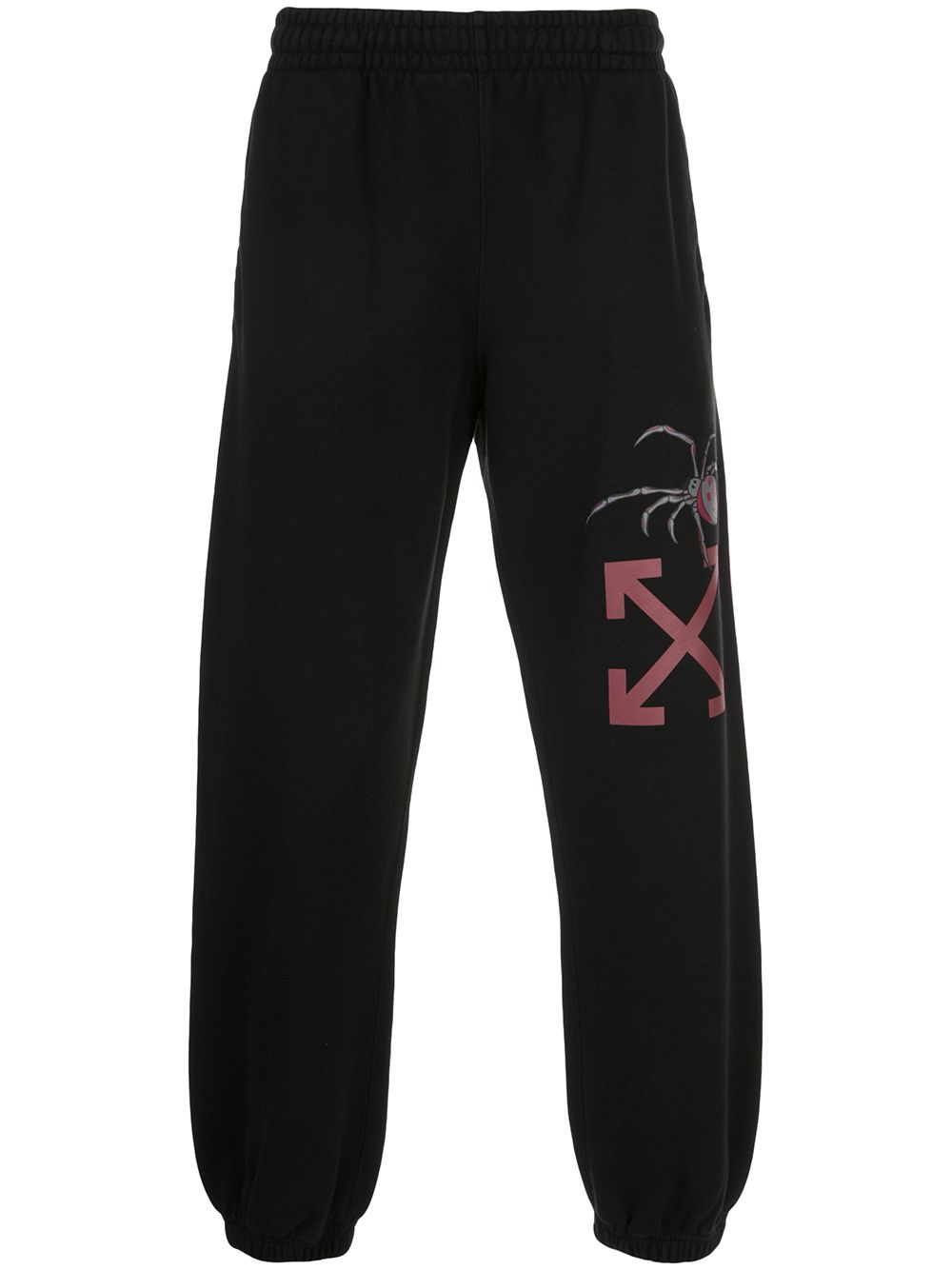 Off-white Spider Arrows Track Pants In 黑色