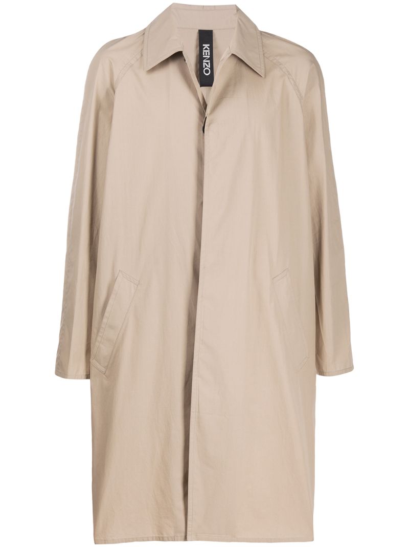 KENZO SINGLE-BREASTED TRENCH COAT