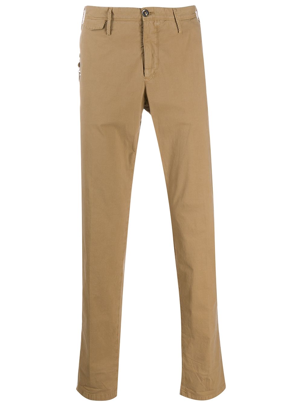 Pt01 Straight-leg Chino Trousers In Neutrals