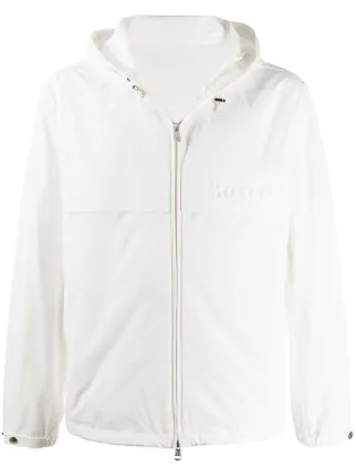 white shell jacket