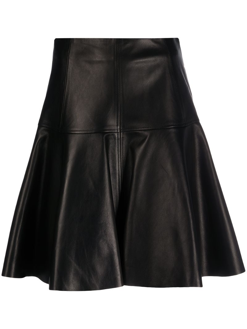 Drome High-waisted A-line Skirt In Black