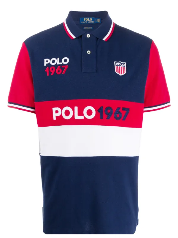 ralph lauren colour block shirt