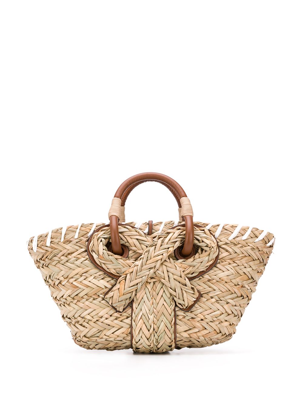 фото Anya hindmarch woven bow detail tote bag