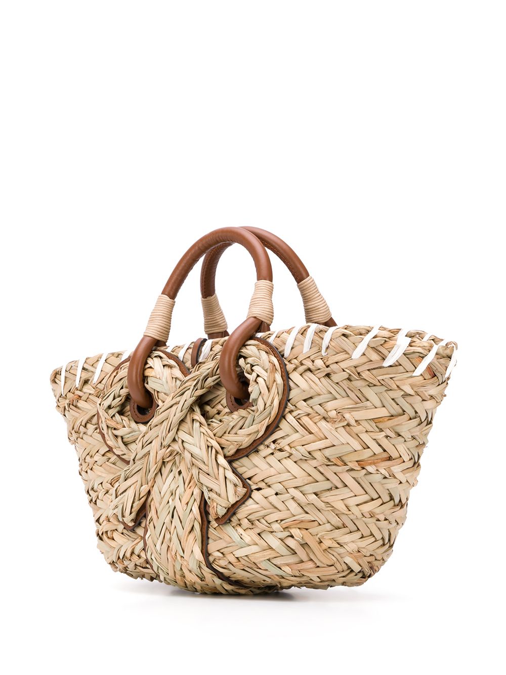 фото Anya hindmarch woven bow detail tote bag