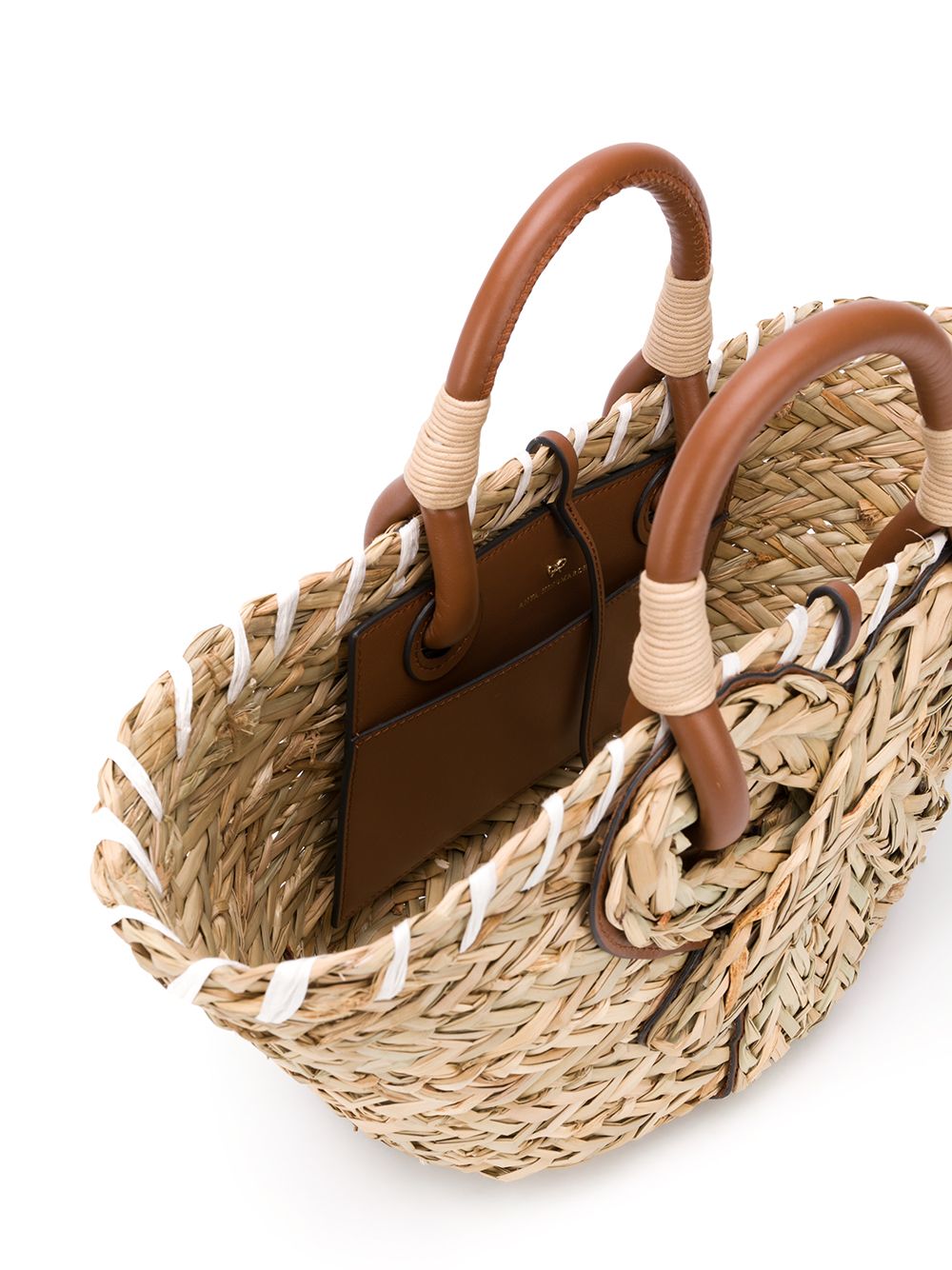 фото Anya hindmarch woven bow detail tote bag