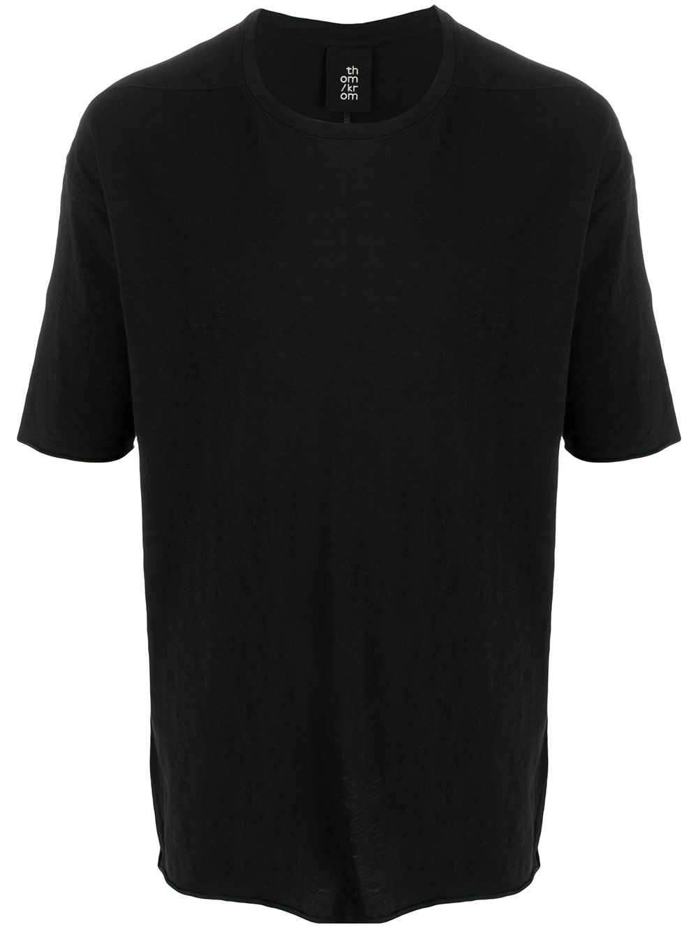 Thom Krom Oversized Short Sleeve T-shirt In Black