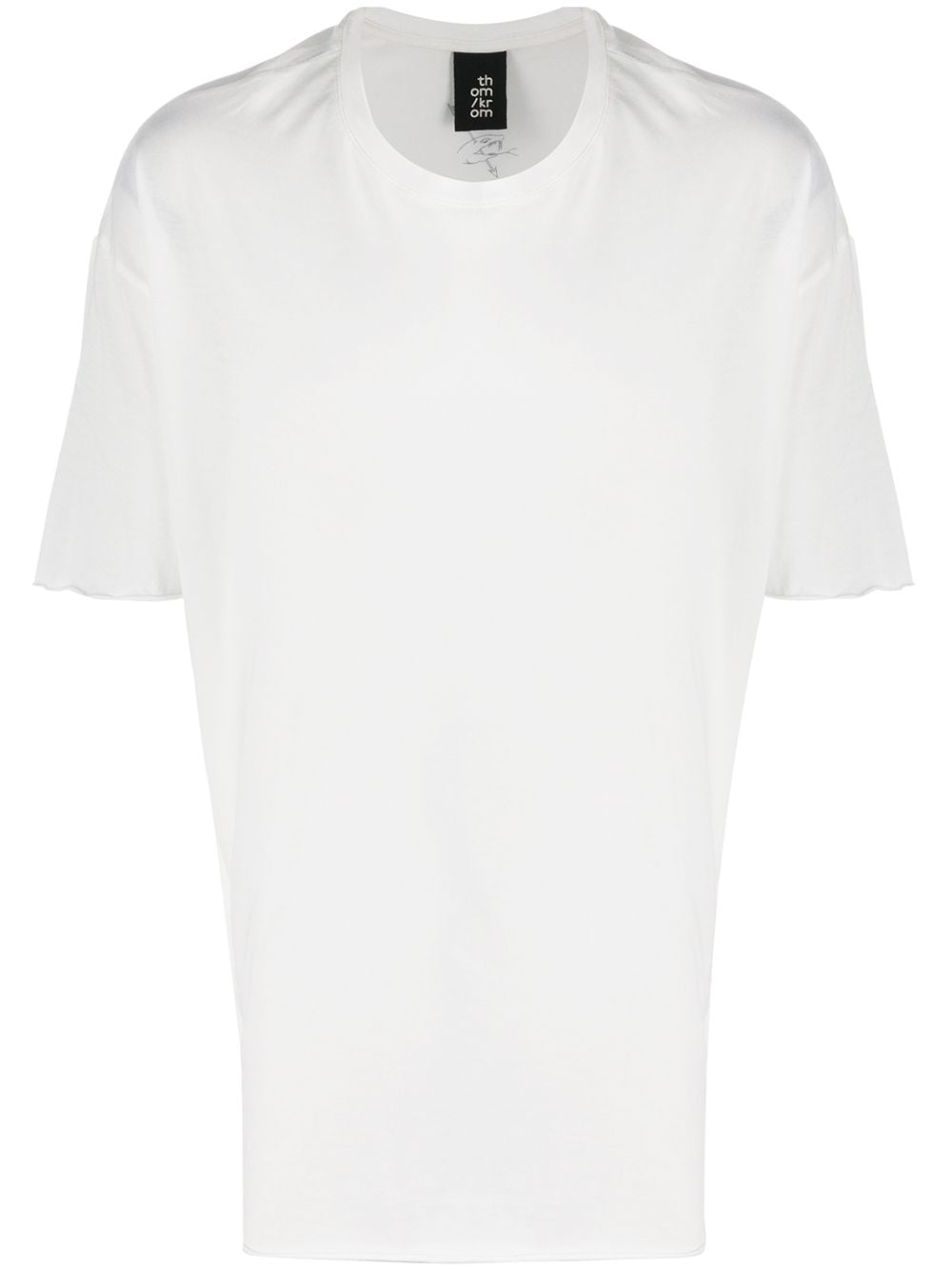 Thom Krom Illustrated Arrow Print T-shirt In White