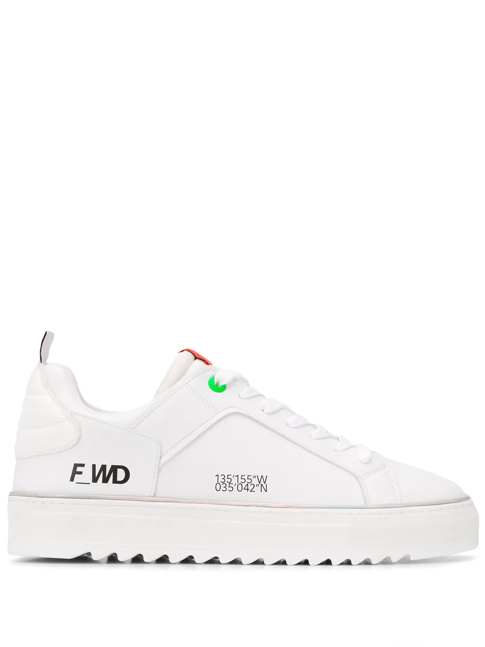 white lace sneakers