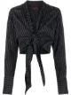 Image 1 of Romeo Gigli Pre-Owned 1990s striped cropped shirt