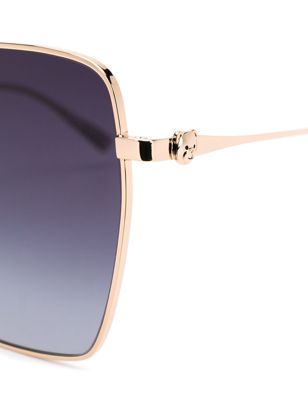фото Moschino eyewear солнцезащитные очки в массивной квадратной оправе