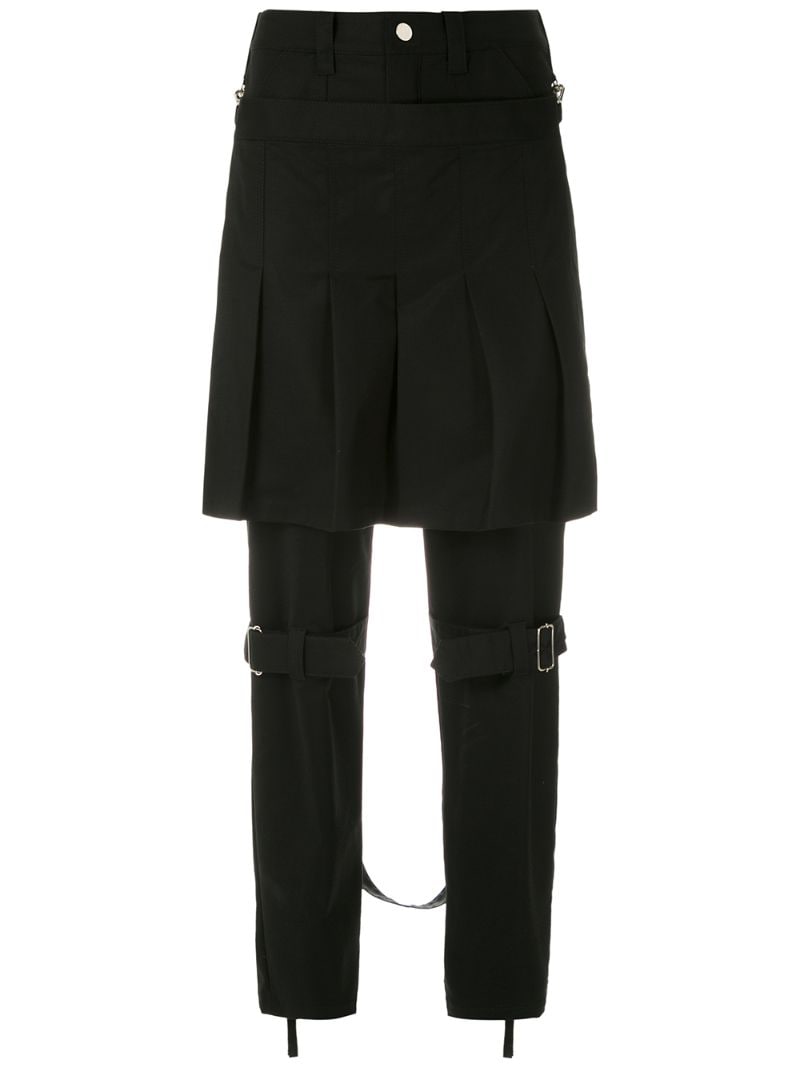 Reinaldo Lourenço Removable Skirt Trousers In Black