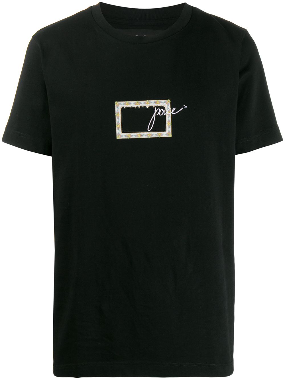 Pace Logo Embroidered T-shirt In Black