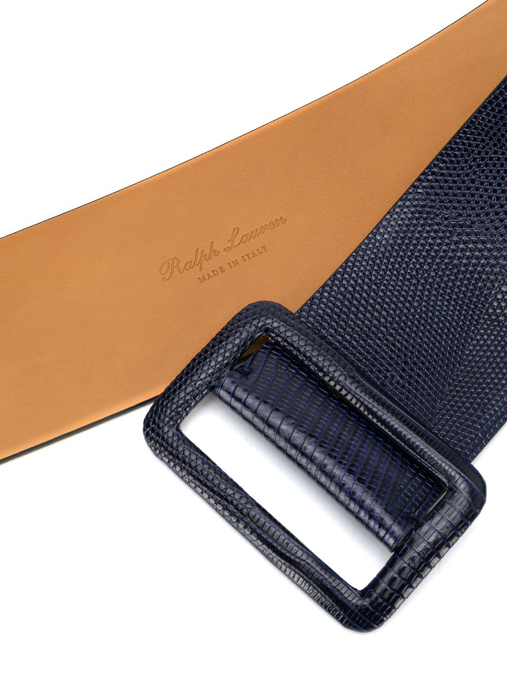 фото Ralph lauren collection lizard-effect belt