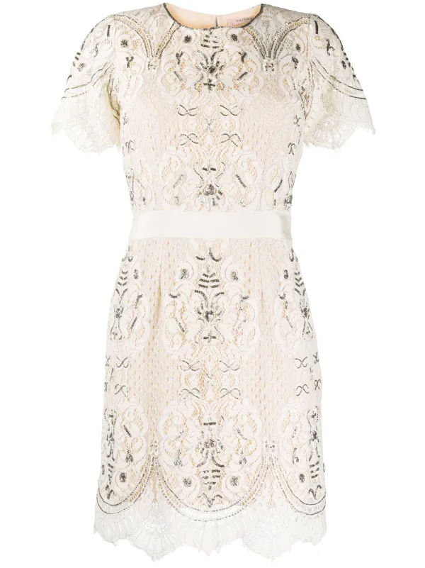 twin set white dress