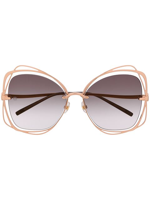 Elie Saab gafas de sol Le Jardin con montura oversize
