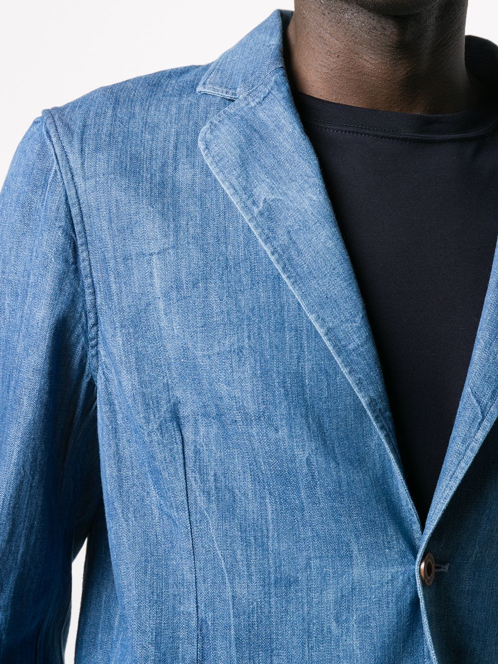 фото Lardini single-breasted denim blazer