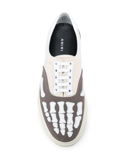 amiri low top skeleton sneakers