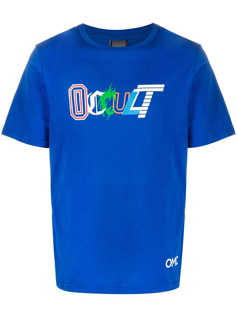 Omc Slogan T-shirt In Blue