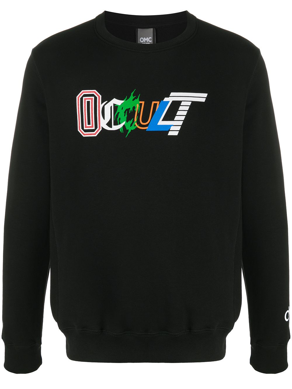 Omc 'occult' Print Sweatshirt In Black