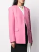 Seen Users blazer abierto en la parte delantera sin cuello