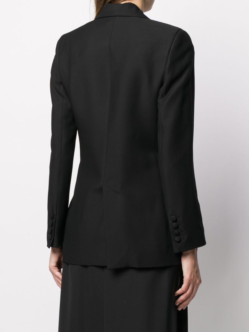 Shop Seen Users Embroidered Corset Blazer In Black