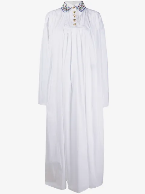 Seen Users capelet maxi dress
