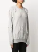 UNRAVEL PROJECT ripped detail sweatshirt