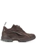 Random Identities contrast panel toggle sneakers - Brown